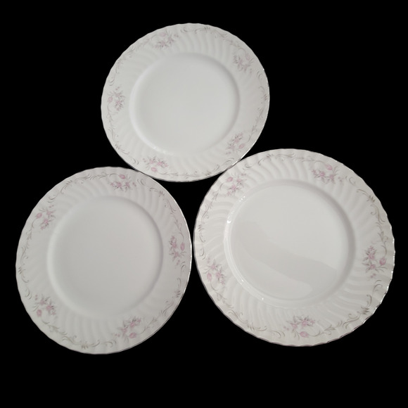 Gold Standard Dinner Plates Quality Porcelain China Made in Japan MCM Set of 3 - Picture 5 of 8